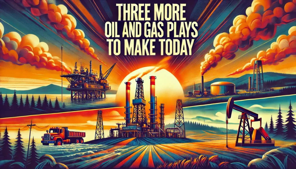 Three More Oil and Gas Plays to Make TODAY