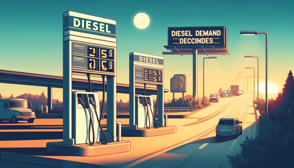 Diesel Demand Declines Heading Into Summer